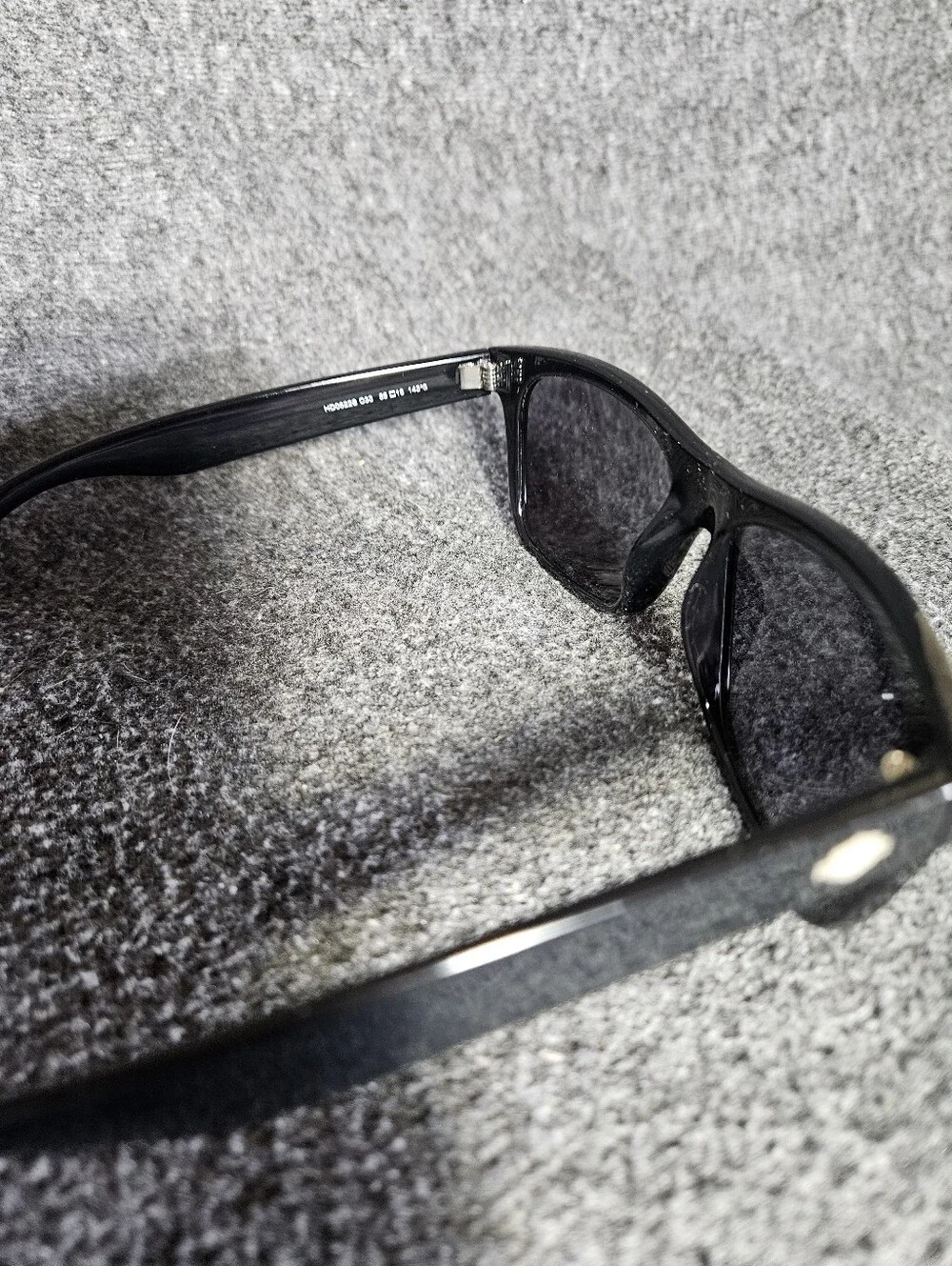 Harley-Davidson Black Sunglasses with Black Branded Pouch HD06225